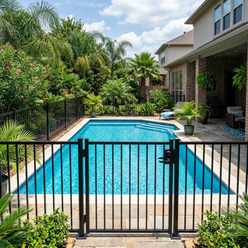 Pool Safety Fence Installation